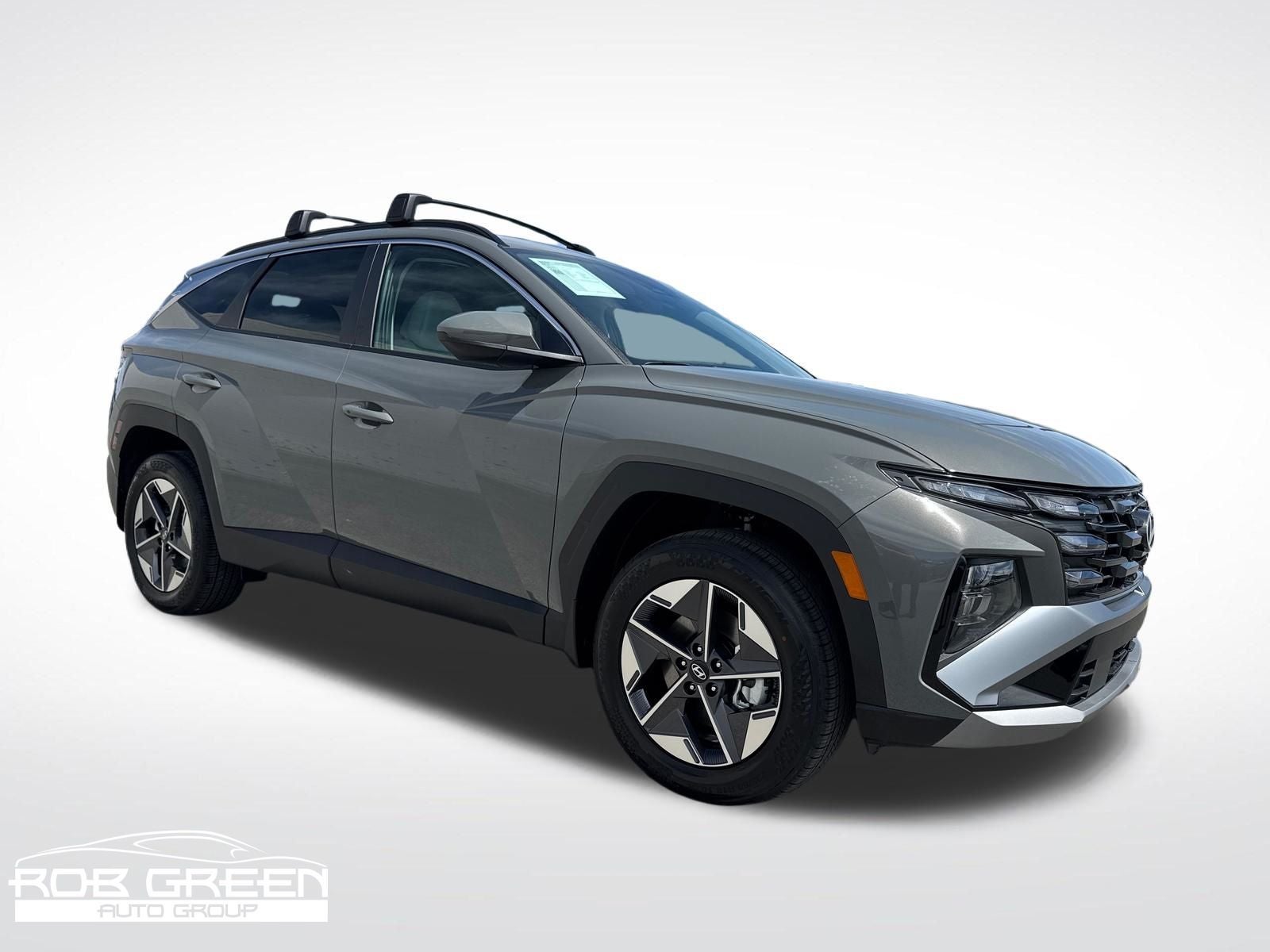 2026 Hyundai TUCSON SEL in Hampton Gray — front three-quarter view