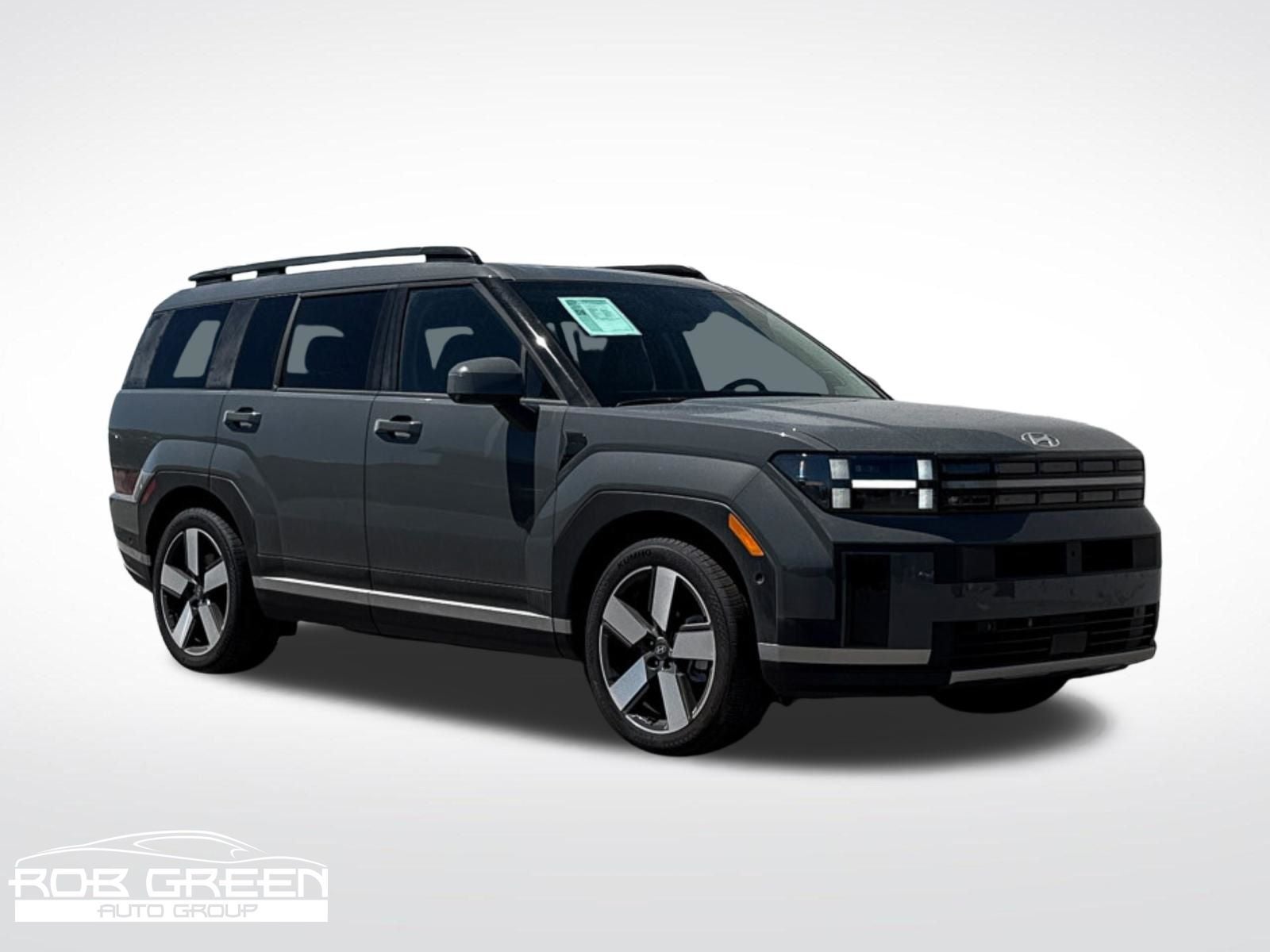 2026 Hyundai SANTA FE Limited in Hampton Gray — front three-quarter view