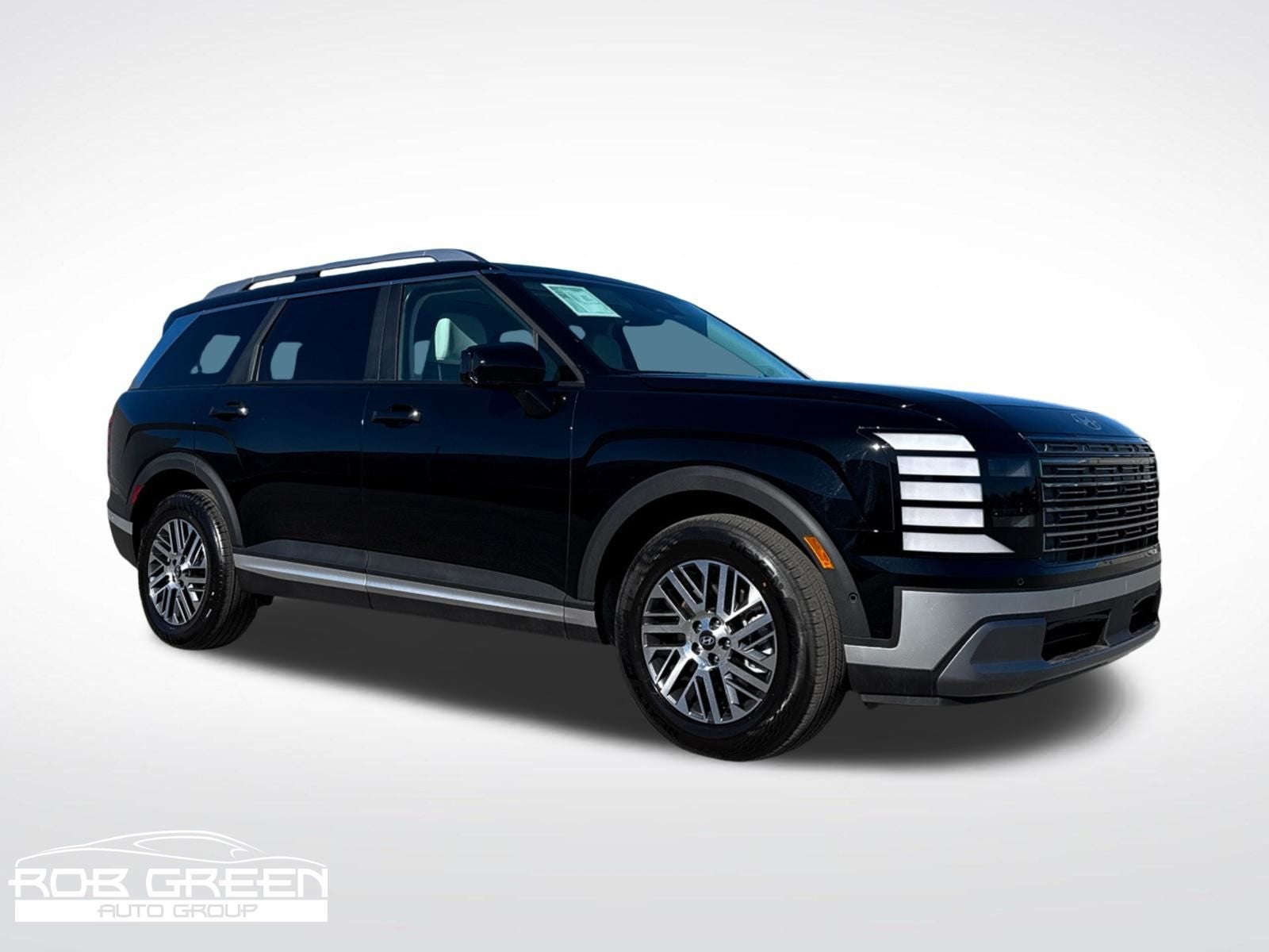 2026 Hyundai PALISADE SEL Premium 8 Passenger in Abyss Black Pearl — front three-quarter view