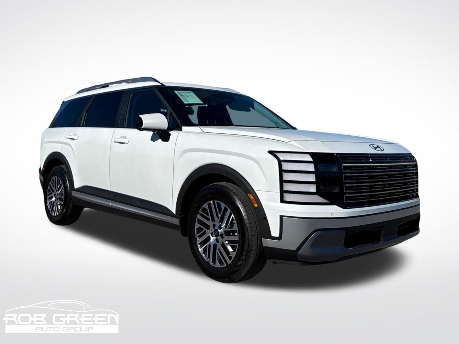 2026 Hyundai PALISADE SEL Premium 8 Passenger in Creamy White Pearl — front three-quarter view